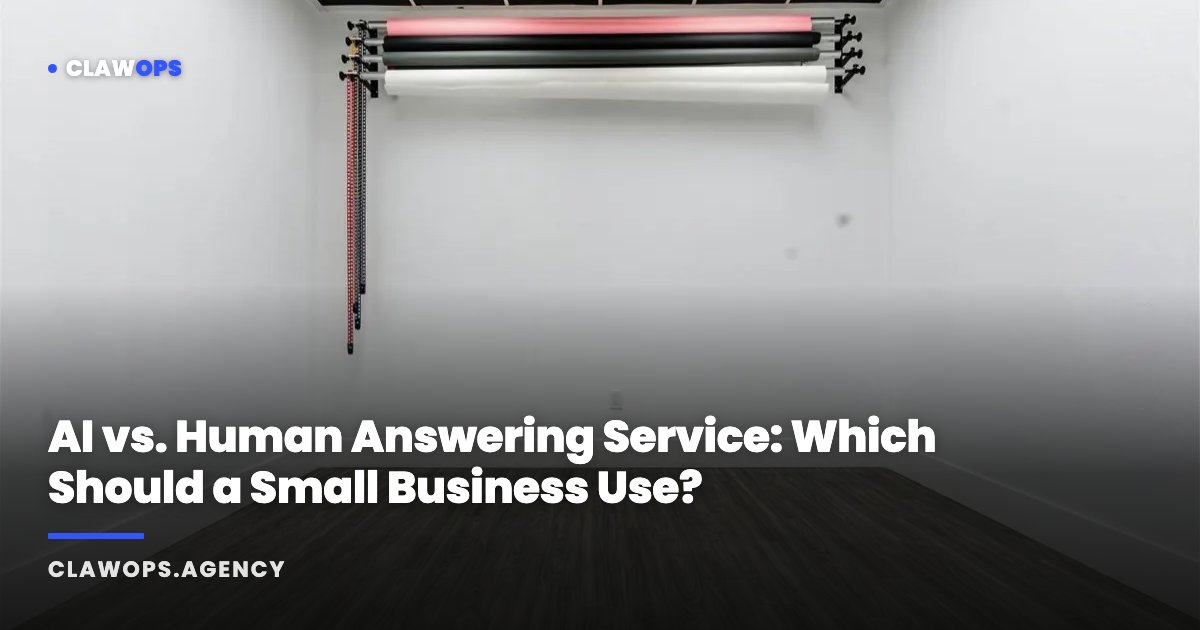 AI vs. Human Answering Service: Which Should a Small Business Use?