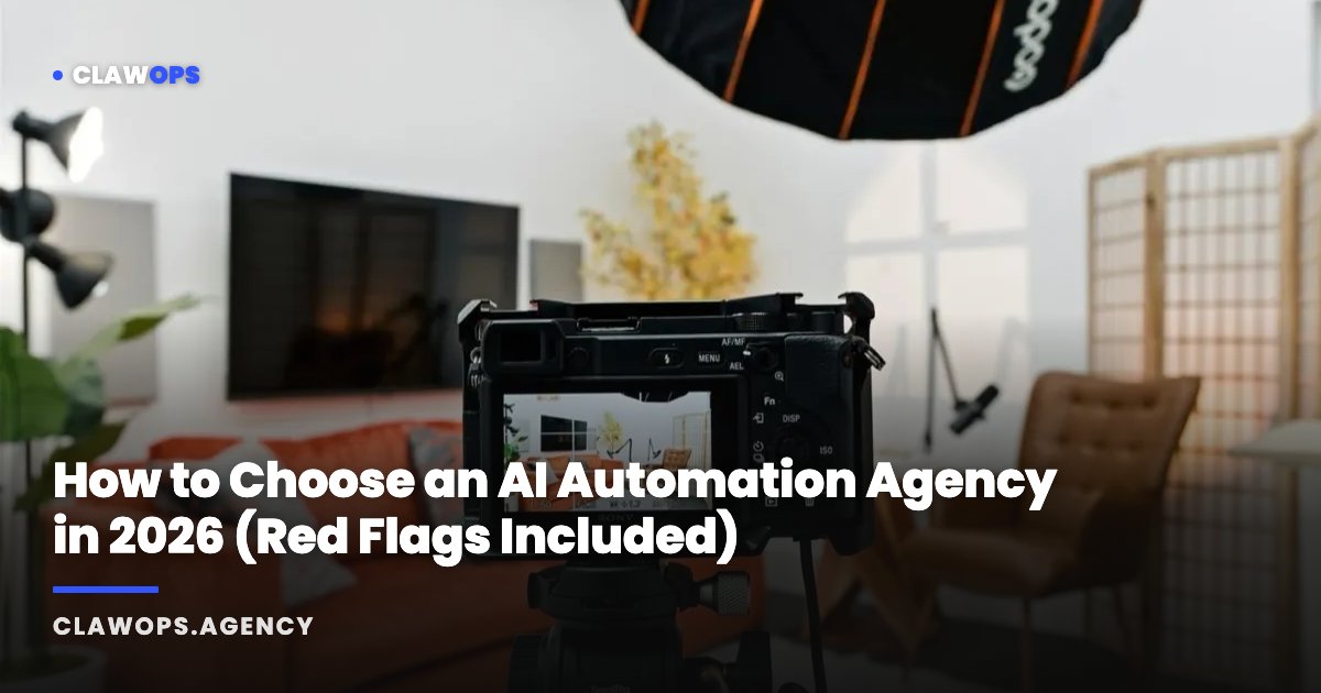 How to Choose an AI Automation Agency in 2026 (Red Flags Included)