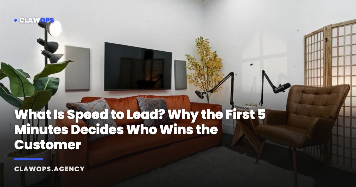 What Is Speed to Lead? Why the First 5 Minutes Decides Who Wins the Customer